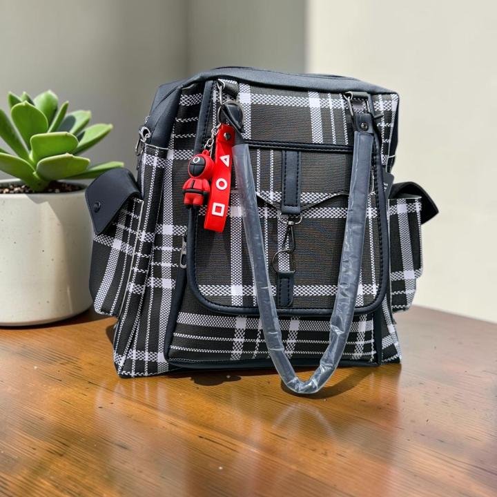 Leather Finish 3 in 1 Bag For Women - Design 2